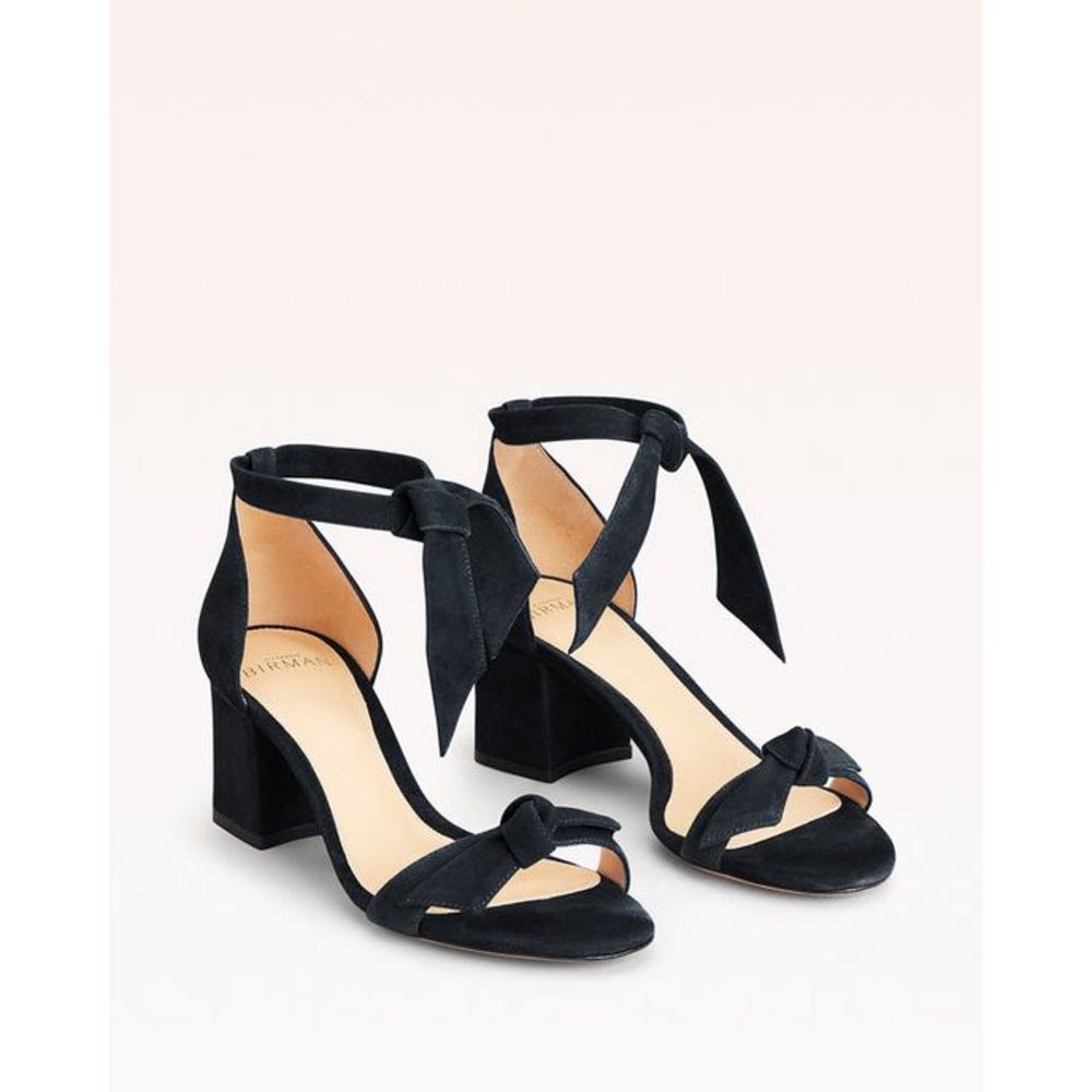 Alexandre Birman Black Suede Sandals